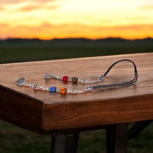 Retro Religious Bible BookCrystal Shimmering BookMark New Deadstock